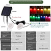 Solar Energy Underwater Light LED Fish Pond Spotlight Landscape Fountain Light Fish Tank Light Swimming Pool Light Garden Colorful Underwater Lamp