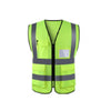 6 Pieces Reflective Vest Yellow Reflective High Visibility Safety Vest Men & Women Work, Cycling, Runner, Surveyor