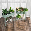 European Style Nordic Light Luxury Flower Rack Storage Balcony Iron Flower Rack Living Room Floor Type Plant Green Pineapple Fleshy Flower Pot Rack Advanced Green