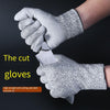 10 Pairs Coating Stab Proof Steel Wire Grade 5 Kitchen Wear-resistant Glass Fish Killing Woodworking Labor Protection Anti Cutting Gloves Free Size