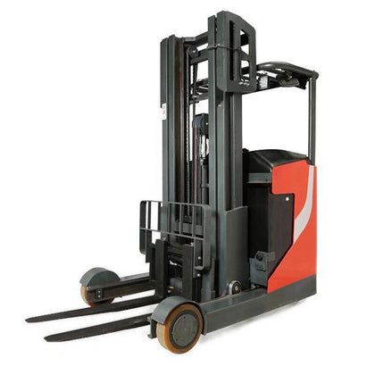 Front Moving All Electric Forklift Thickened Two Gantry Charging Side Pull Battery Rt14-20 Stacker Red Contract Deposit