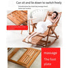 Rocking Chair Bamboo Reclining Chair Elderly Rattan Chair Adult Balcony Lunch Break Chair Courtyard Nap Chair Folding Chair Smart Rocking Chair
