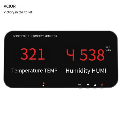 VC230D Large Screen Electronic Temperature And Humidity Meter Display Screen High Precision Wall