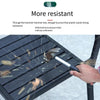 Outdoor Plastic Wood Tables And Chairs Villa Outdoor Courtyard Garden Leisure Balcony Tables And Chairs Combination 4 Armrest+ 1 Square Table 70cm