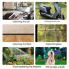 22m Car Wash Water Gun High Pressure Watering Flower God Hose Expansion Hose Wash Household Car Brush Car Kit Set Pressurized Garden Spray Nozzle