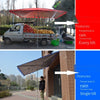 Outdoor Umbrella Sunshade Umbrella Courtyard Umbrella Square Courtyard Inclined Umbrella Folding Commercial Umbrella 2.5x2.9m (Umbrella Six Bones)