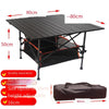 Outdoor Folding Table And Chair Equipment Portable Night Market Aluminum Alloy Car Outdoor Picnic Stall Folding Table 0 120-70-50 Aluminum Table