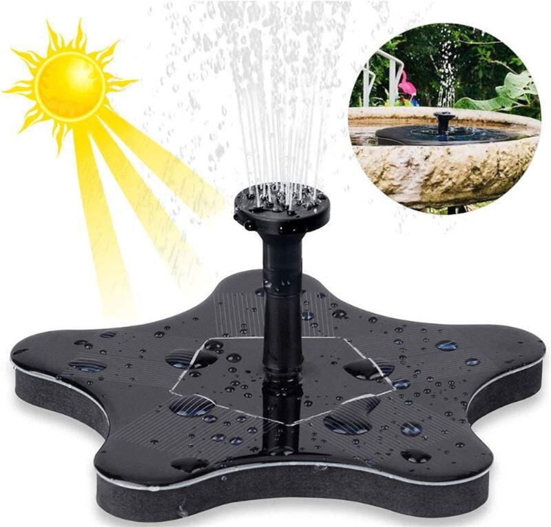 Solar Fountain Water Spray Fish Pond Rockery Circulation Mute Small Outdoor Household Landscape Floating Water Oxygenation Pump Solar Water Pump 1.4w