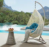 Hanging Chair Family Net Red Hanging Basket Rattan Chair Balcony Leisure Chair Indoor Lazy Bird's Nest Swing Rocking Chair Vegas Hanging Chair White