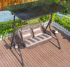 Outdoor Swing Garden Hanging Chair Family Rainproof And Sunscreen Outdoor Terrace Leisure Rattan Garden Swing Rocking Chair Economy