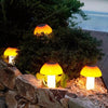 Solar Lamp Outdoor Courtyard Lamp Lawn Lamp Garden Landscape Mushroom Lamp Courtyard Decoration Small Night Lamp LED Waterproof Lamp