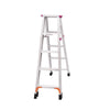 2.5m Widened And Thickened Full Antiskid Engineering Ladder Multi Function Folding Ladder Aluminum Ladder 2mm Thickness