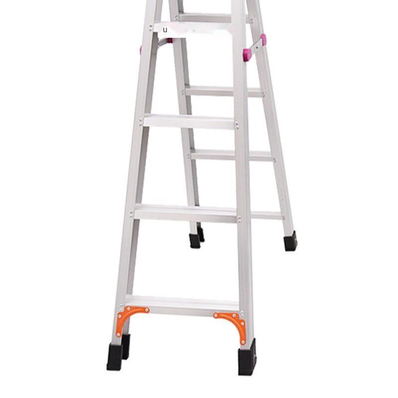 2m Widened And Thickened Full Antiskid Engineering Ladder Multi Function Folding Ladder Aluminum Ladder 2mm Thickness