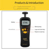 Contact Tachometer Hand Held Digital Linear Speed Meter