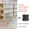 Rocking Chair Hanging Chair Real Rattan Cotton Rope Single Indoor Outdoor Swing Cradle Rocking Chair Swing Single Basket