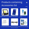 Solar Lamp Household One Driven Two Courtyard Lamp High-power Outdoor Lamp LED Projection Lamp Outdoor LampBright 65w
