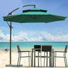 Outdoor Sunshade Courtyard Umbrella Open-air Stall Outdoor Balcony Garden Umbrella Roman Umbrella Diameter 3 M Iron Single Top Wine Red