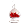 Household Basket Rattan Chair Indoor Cradle Chair Single Double Hammock Bird's Nest Hanging Orchid Rocking Chair Lazy Hanging Chair Single White