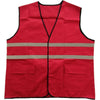 Pure Cotton Reflective Red Vest, Warning Suit, Reflective Vest, Safety Suit, Power Construction Supervision Picture Color