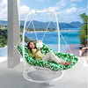 Hammock Hanging Basket Rocking Chair Recliner Double Rocking Chair Outdoor Swing Hanging Chair Balcony Hanging Blue And White Large Hammock Red Pad