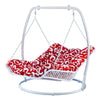 Hammock Hanging Basket Rocking Chair Recliner Double Rocking Chair Outdoor Swing Hanging Chair Balcony Hanging Blue And White Large Hammock Red Pad