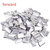 6 Pieces Manual Belt Packing Buckle 2kg About 400 PP Metal Clip Carton A1123