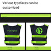 6 Pieces Traffic, Road Administration, Highway, High-speed Duty Lighting, Hot Embossing, Fluorescent Reflective Vest, Reflective Clothes