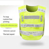 Explosion Flash Reflective Vest LED Light Flash Reflective Vest High Speed Traffic Safety Construction Vest At Night