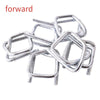 6 Pieces Fiber Belt With 50 Pieces Of Recycled Buckle 16mm Wide Polyester Flexible Buckle Metal Wire Clip A1214