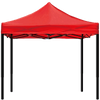 Outdoor Sunshade Stall Folding Telescopic Shed Four Corner Umbrella Parking Shed Tent Canopy 2.5 × 2.5m Red Bold And Thickened