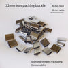 6 Pieces 32mm Sheet Metal Packing Buckle Steel Belt Sheet Metal
