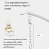 Hanging Basket Rattan Chair Single Family Hanging Chair Blue Lazy Hanging Basket Chair Indoor Swing Upgrade Ivory [cushion Carpet]