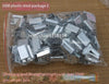 6 Pieces PET Plastic Steel Packaging Buckle 1910