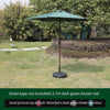 2.7m Outdoor Sunshade Umbrella Security Guard Box Sun Umbrella Straight Pole Umbrella Thickened Rainproof Without Base