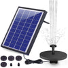 5w Solar Fountain Mini Fountain Solar Water Sprayer Rockery Garden Pond Landscaping Fountain Solar Separation Colorful Lamp