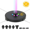 5w Solar Fountain Mini Fountain Solar Water Sprayer Rockery Garden Pond Landscaping Fountain Solar Separation Colorful Lamp