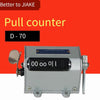 Punch Counter Five Digit Tachometer Rotation Counter Design Pull Type Mechanical D-70