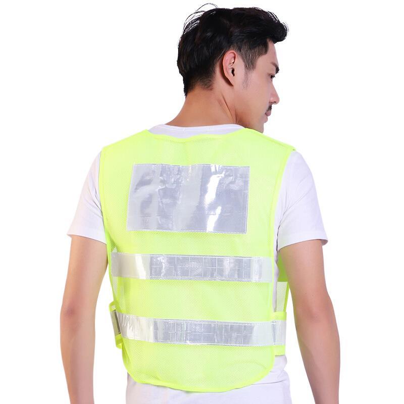 6 Pieces Reflective Vest Traffic Reflective Vest Road Construction Safety Warning Clothing Reflective Vest Reflective Vest