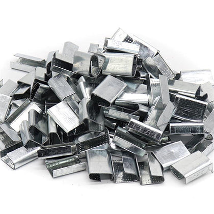 6 Packs Manual Plastic Belt Buckle Packing PET Steel Galvanized Sheet Iron 1608 (200 Pieces In A Pack)