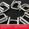 15 Pieces Steel Wire Packing Buckle 32mm Flexible Fiber Belt Heavy Packing Buckle Fiber Packing Buckle