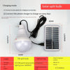 Split Solar Lamp Photovoltaic Solar Bulb Rechargeable Indoor LED Lamp Super Bright Courtyard Lamp Split Rural Household Emergency Lamp 6w