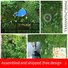 6 Pieces Green Plant Wall Decoration Lawn Wall Hanging Plastic Simulation Turf Flower Artificial Flower Densified Milan Grass