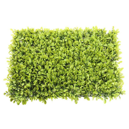 6 Pieces Green Plant Wall Decoration Lawn Wall Hanging Plastic Simulation Turf Flower Artificial Flower Densified Milan Grass