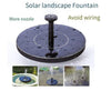 Solar Landscape Fountain Micro Dc Brushless Water Pump Rockery Household Pool Garden Water Spray Fish Pool Oxygenation Direct Drive Round Type With Sunshine