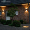 Waterproof LED Wall Lamp Outdoor Wall Washing Lamp Household Courtyard Balcony Wall Lamp Modern Simple Landscape Two-way Creative Garden Wall Lamp