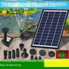 Solar Fountain Fish Tank Filter Nozzle Fish Tank Oxygenation Outdoor Courtyard Garden Rockery Landscape Water Circulation 2w Solar Fountain Lift 1m
