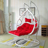 Hanging Basket Rattan Chair Double Hanging Chair Swing Balcony Bassinet Chair Bird's Nest Hammock Lazy Hanging Drop Chair Double Double Pole Coffee Fine Rattan