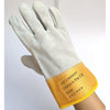 10 Pairs Welding Gloves Cowhide Welder Anti Scalding Labor Gloves Soft Wear-Resistant Protection Gloves for High Temperature Welding