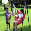 Hanging Basket Rattan Chair Household Swing Support Net Red Hanging Chair Toy Courtyard Coax Baby Hammock Baby Single Cradle Indoor Candy Color