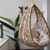 Outdoor Balcony Hanging Chair  Household Basket Rattan Chair Indoor Lazy Simple Swing Hanging Chair (pillow)
